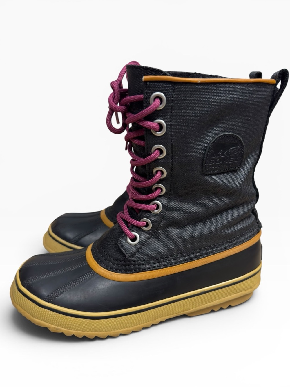 Sorel 1964 Premium Canvas Waterproof Winter Snow Boots Women’s US Size 8 UK 6.5